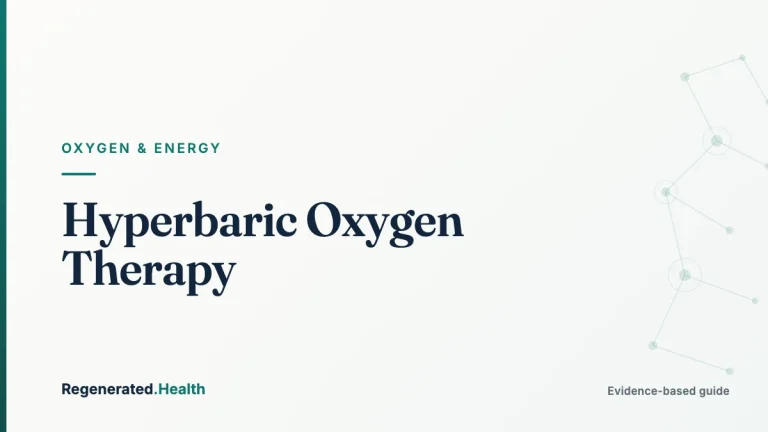 Hyperbaric Oxygen Therapy: evidence-based oxygen and energy guide from Regenerated.com
