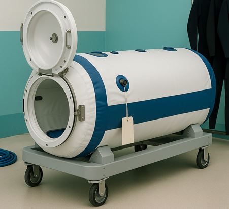 portable hyperbaric chamber used for diving emergencies