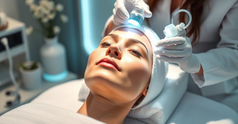 Oxygen Therapy Facial