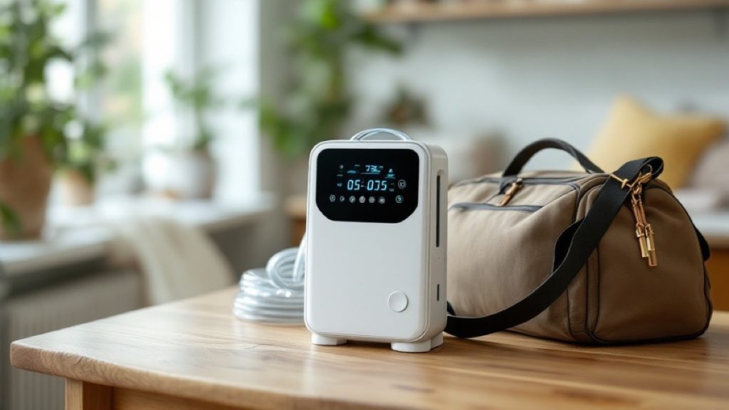 Portable oxygen therapy