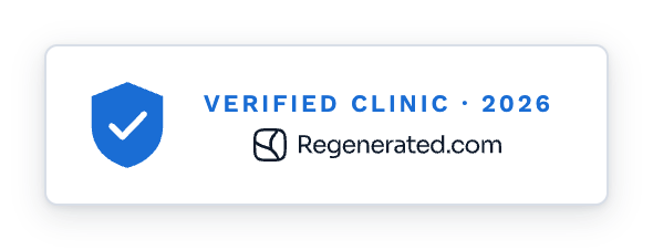 Verified regenerative medicine clinic on Regenerated.com